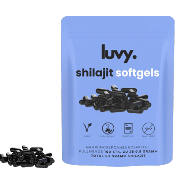 Shilajit en cápsulas blandas Luvy