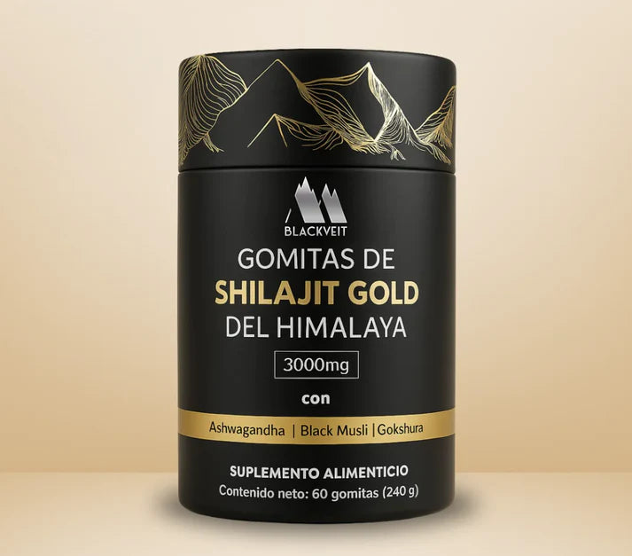Gomitas de Shilajit Puro BlackVeit Gold