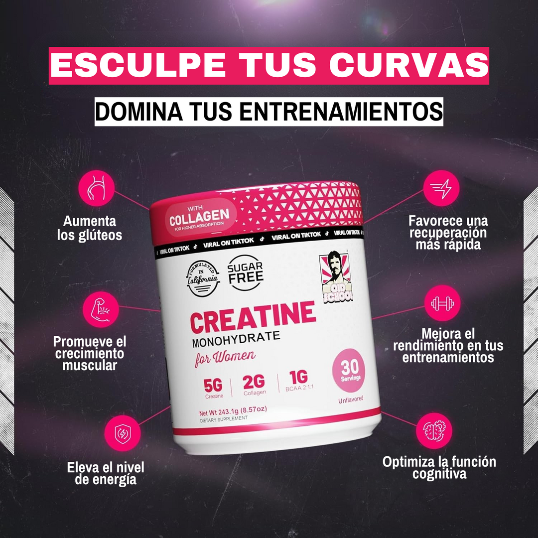Creatina + Colágeno para Mujeres