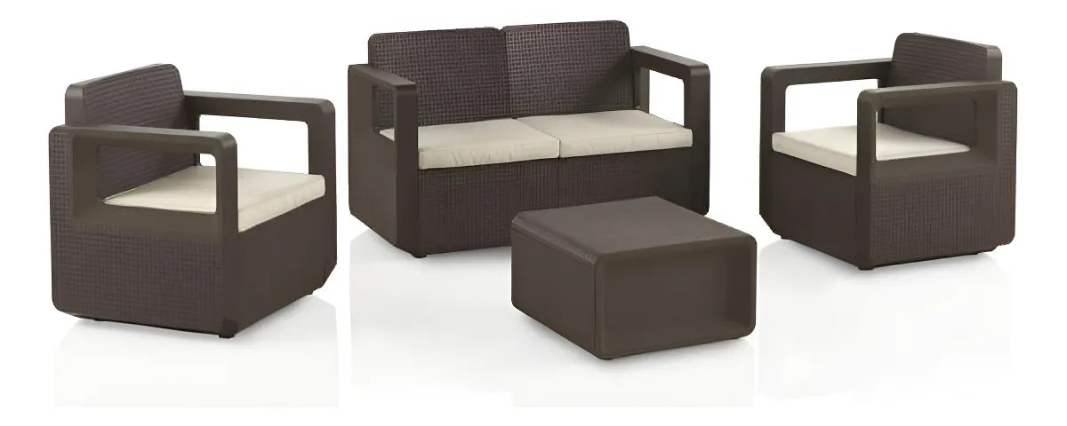 Juego De Living Para Exterior - Set Apolo