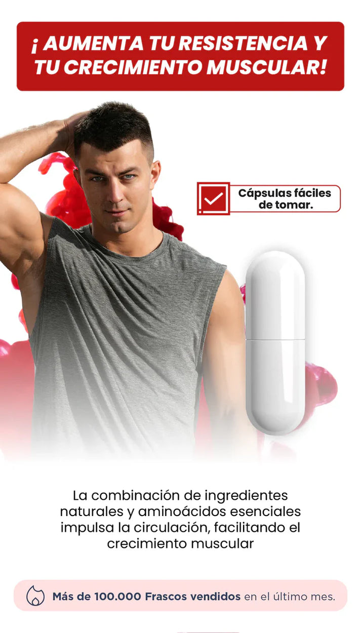 Nitric Oxide Booster - Máximo Rendimiento Muscular