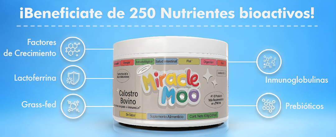 Banner Miracle Moo - Calostro Bovino Premium