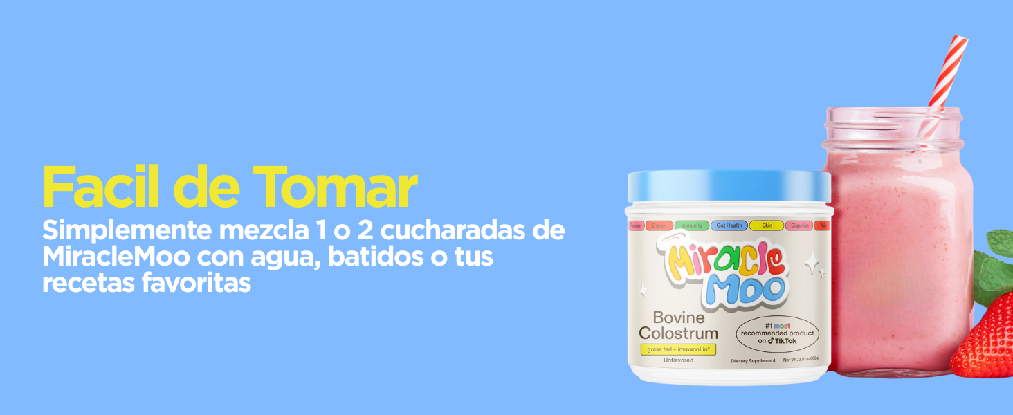 Banner Miracle Moo - Calostro Bovino Premium